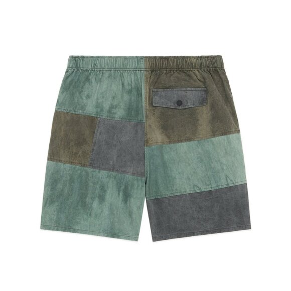 Teddy Fresh Pieced Together Patchwork Shorts w/ Built-In Belt size XS NWT NEW - Picture 5 of 11